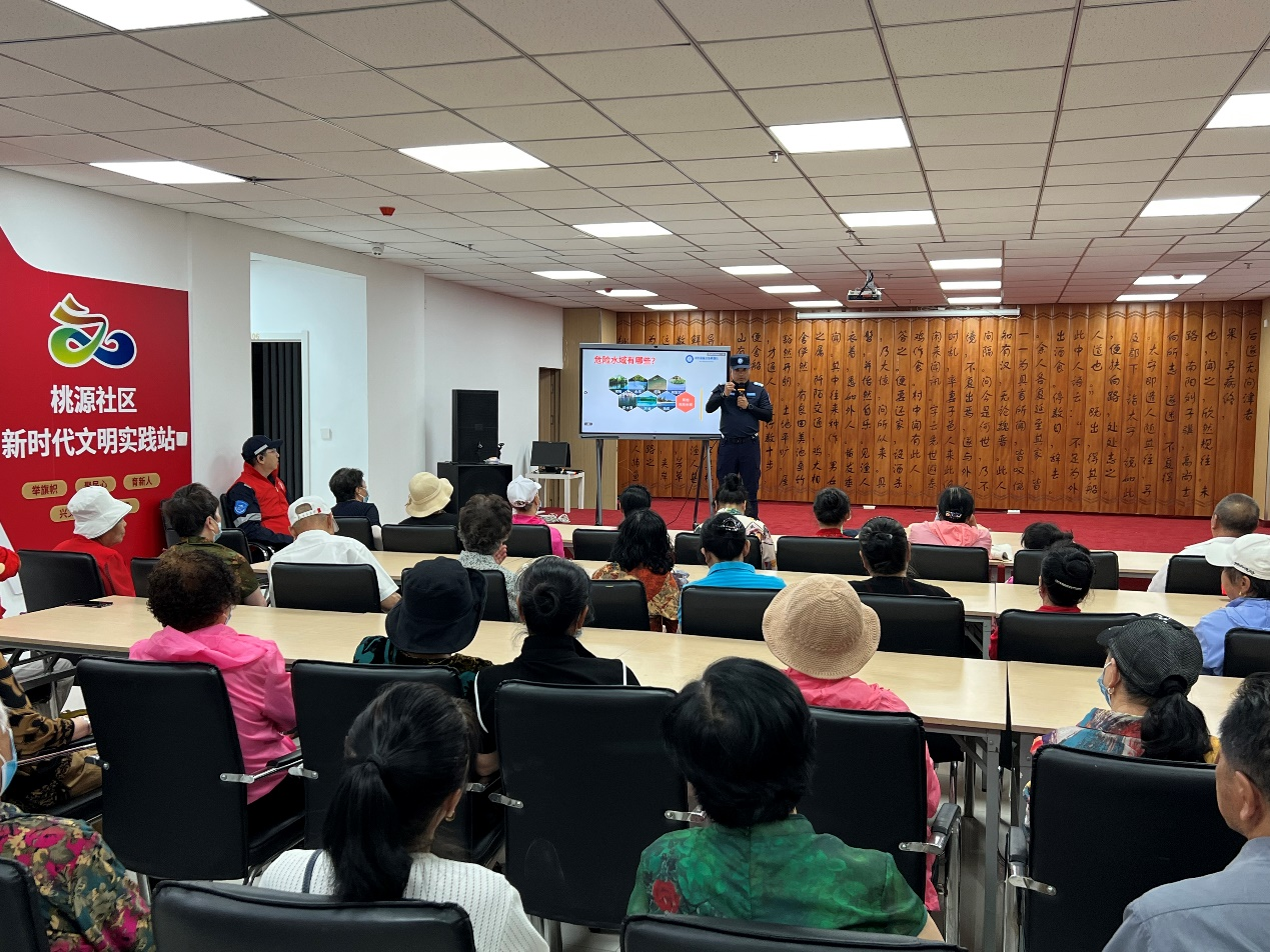 桃仙街道桃源社区开展应急救护科普活动