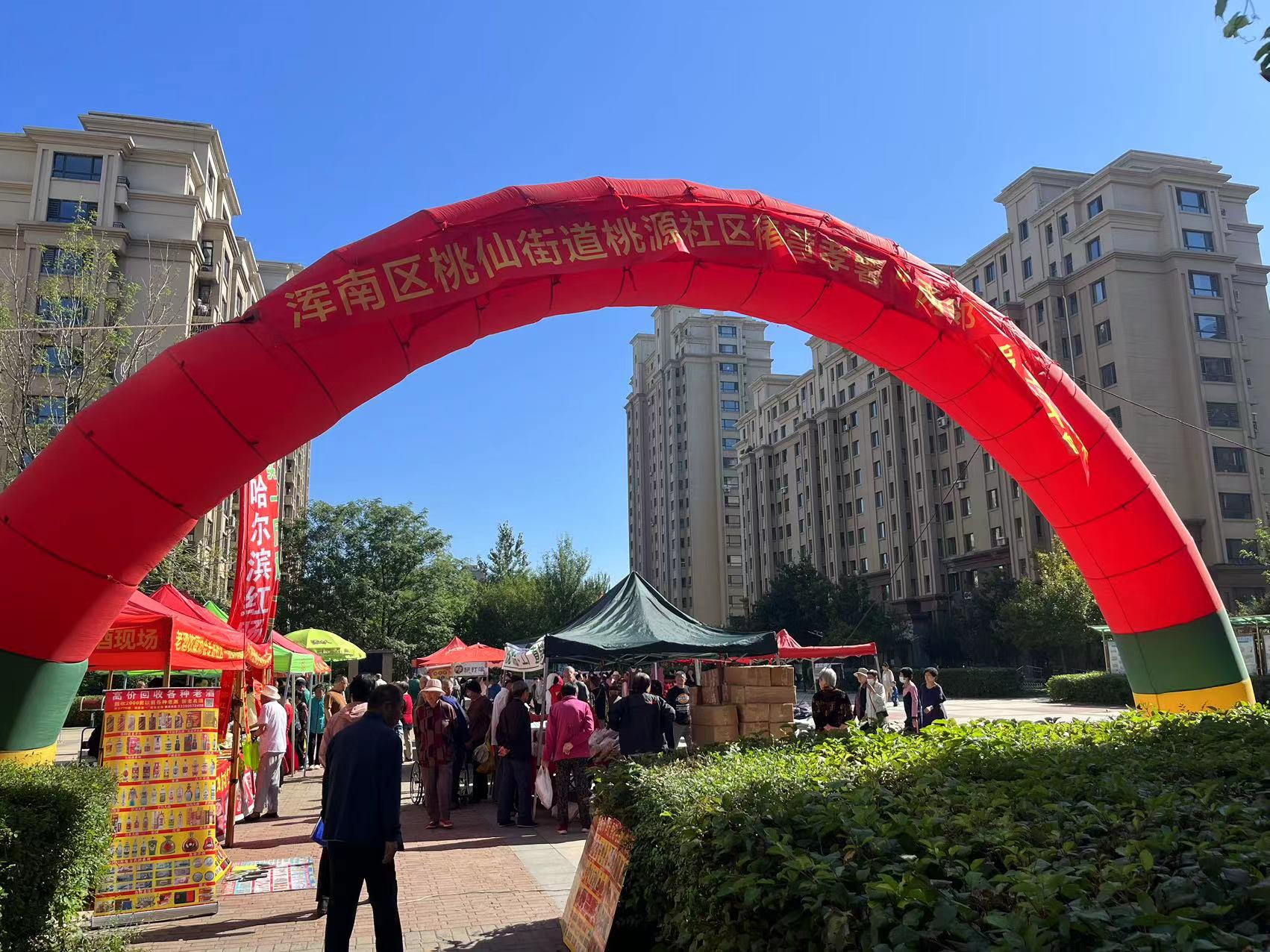 桃仙街道桃源社区开展志愿服务大集活动