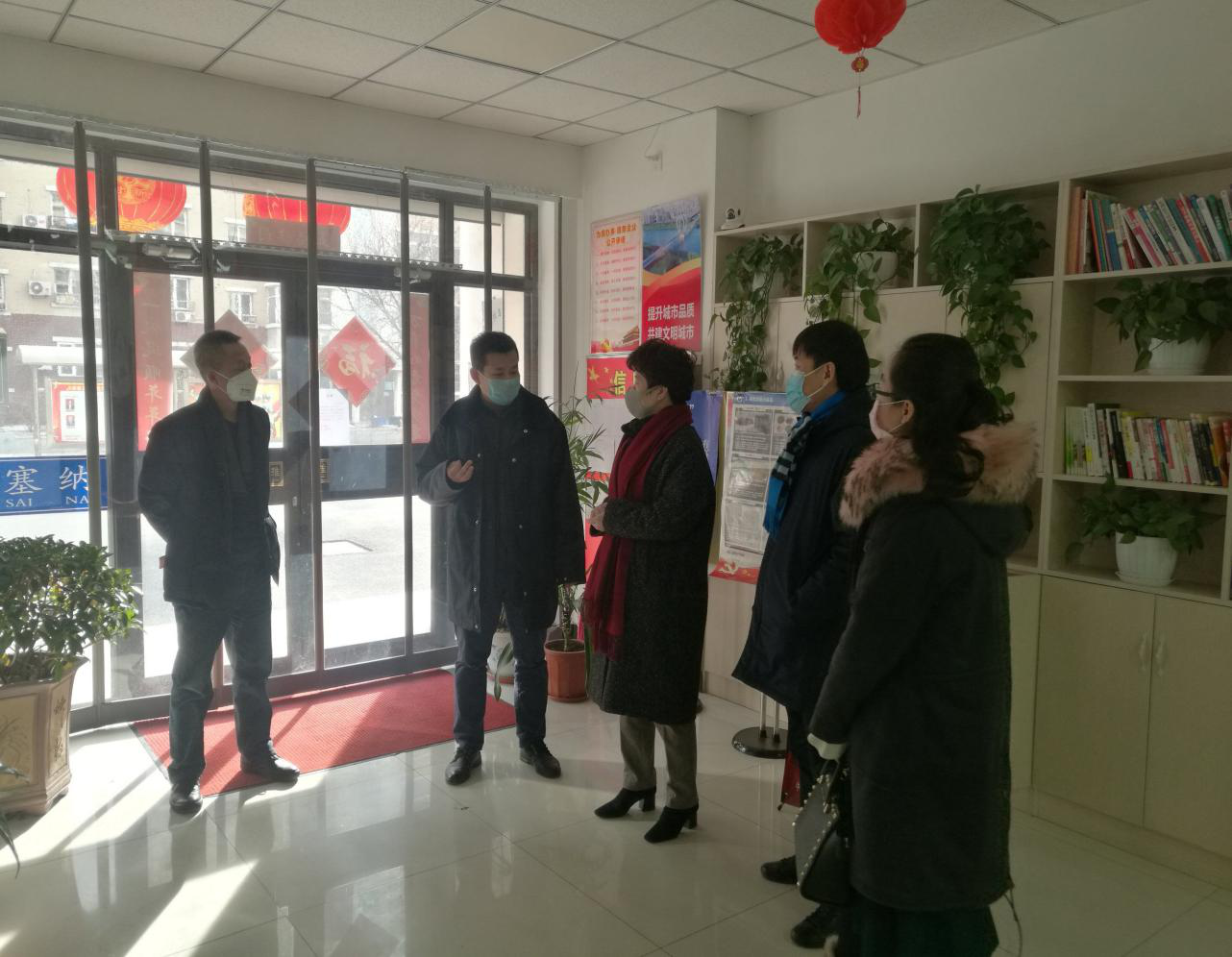 疫情防控塞纳社区在行动