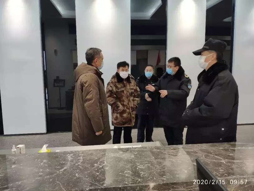 浑南区卫健中心、卫生监督中心领导一行莅临园区指导防疫工作