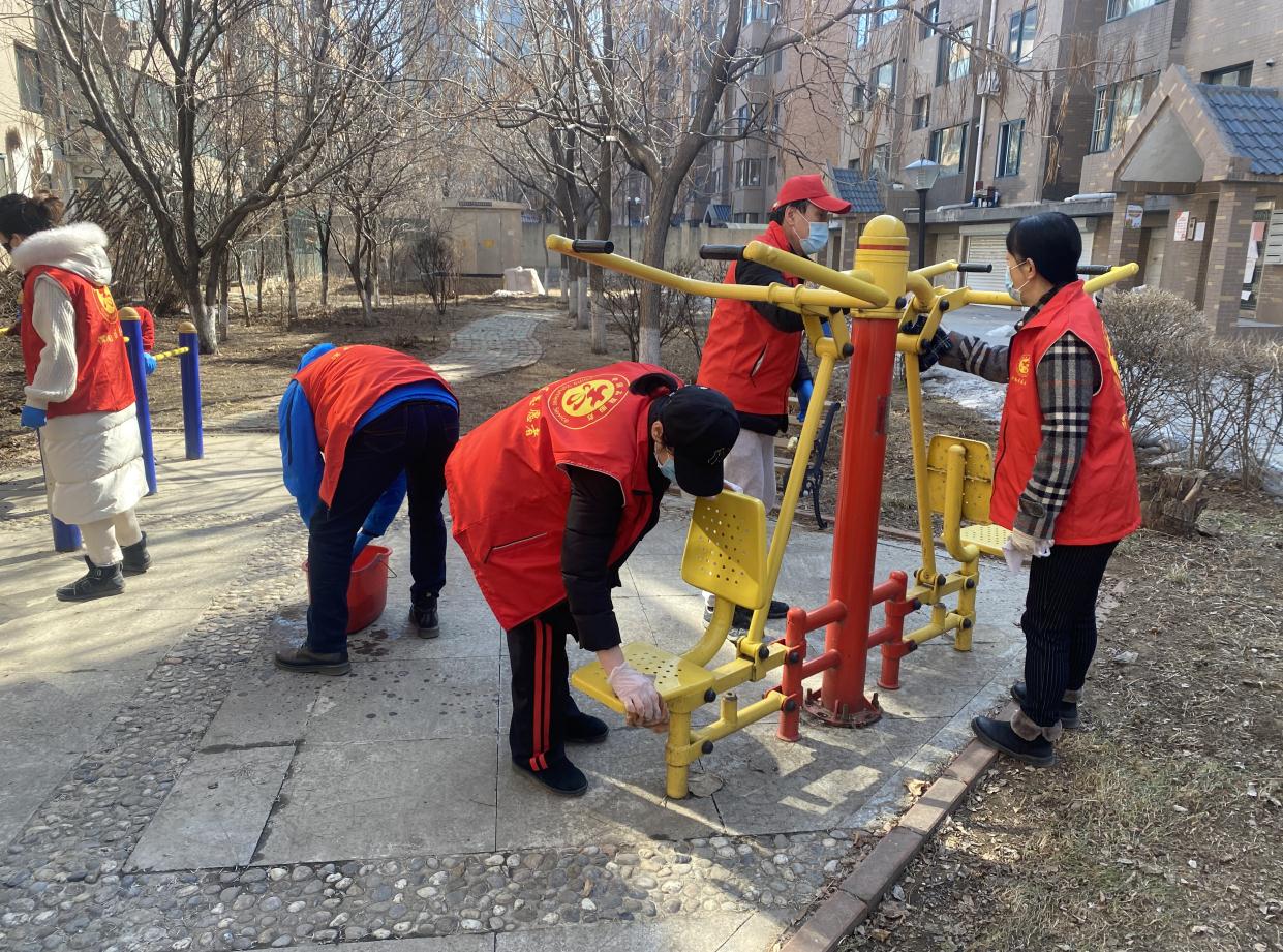 抗击疫情 清洁沈阳——富都丽景社区志愿者在行动