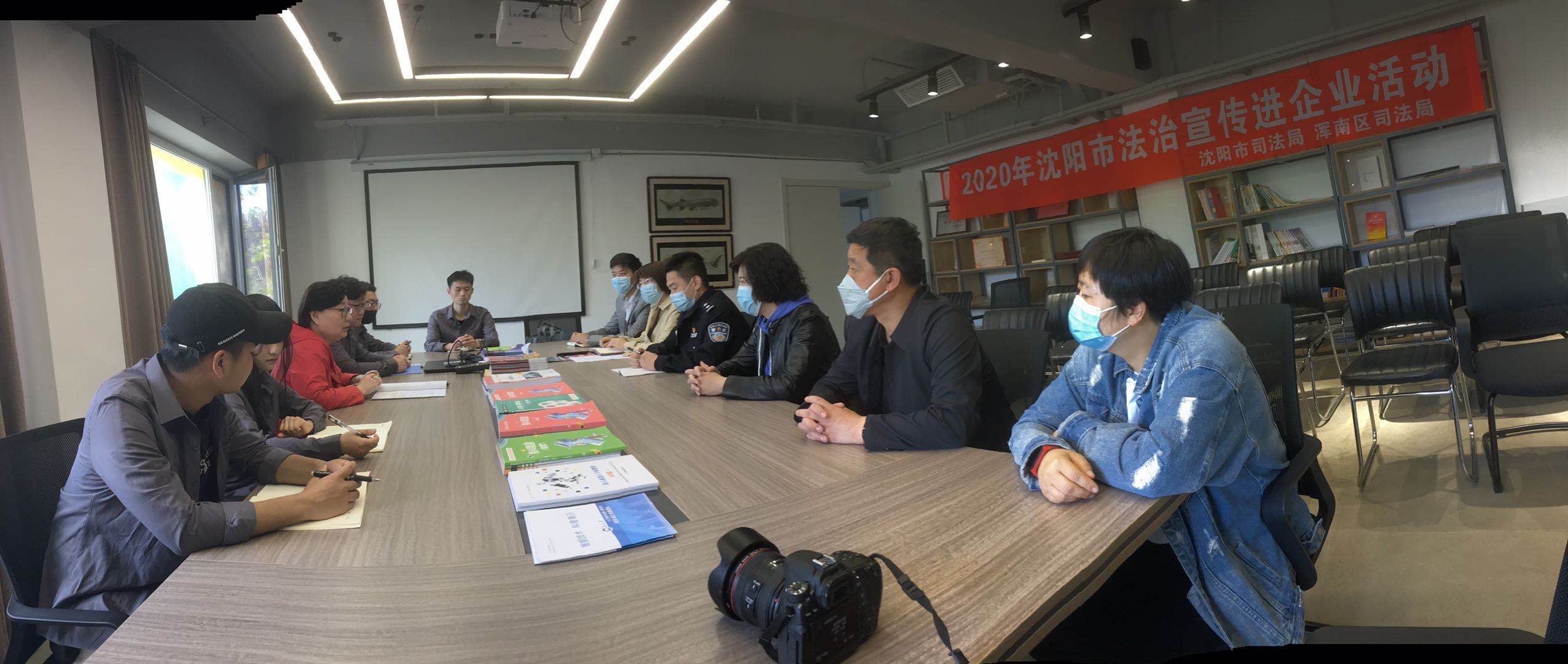 法律服务为企业复工复产保驾护航——浑南区司法局走访奇点豆人工智能综合实...