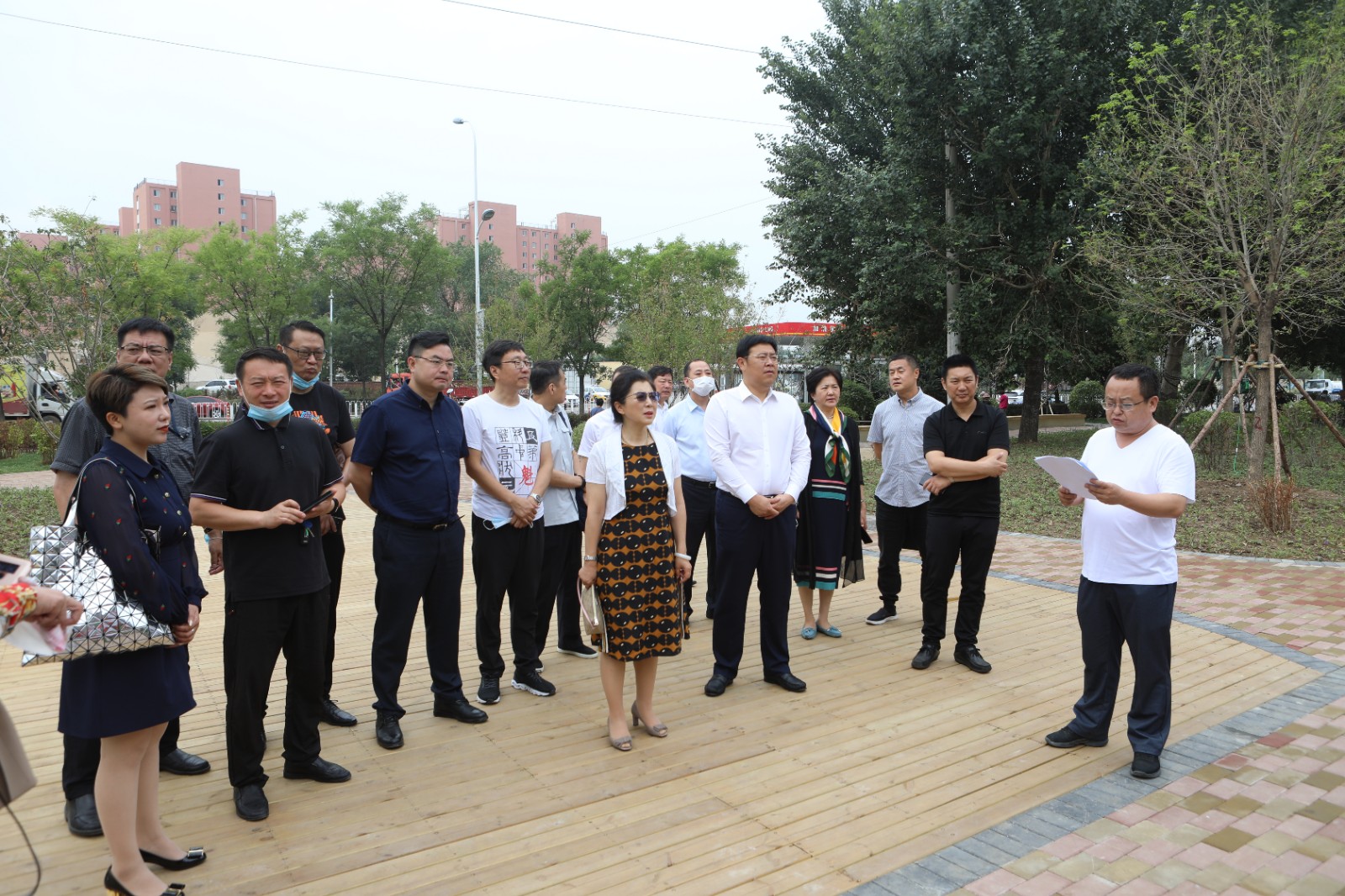 区政协委员视察我区深化创建全国文明城市工作