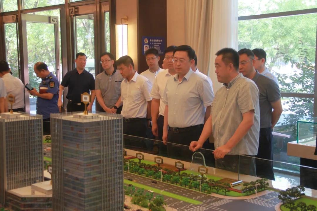 浑南区委书记单义调研名仕财富中心、金融中心项目