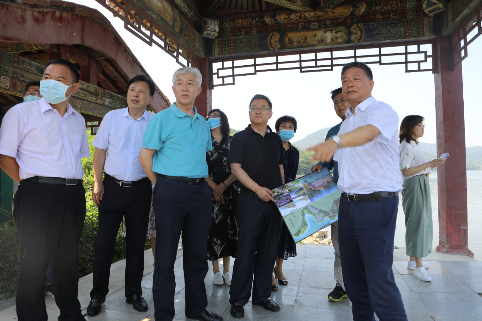 区人大常委会主任金光熙调研棋盘山景区提质升级工作情况