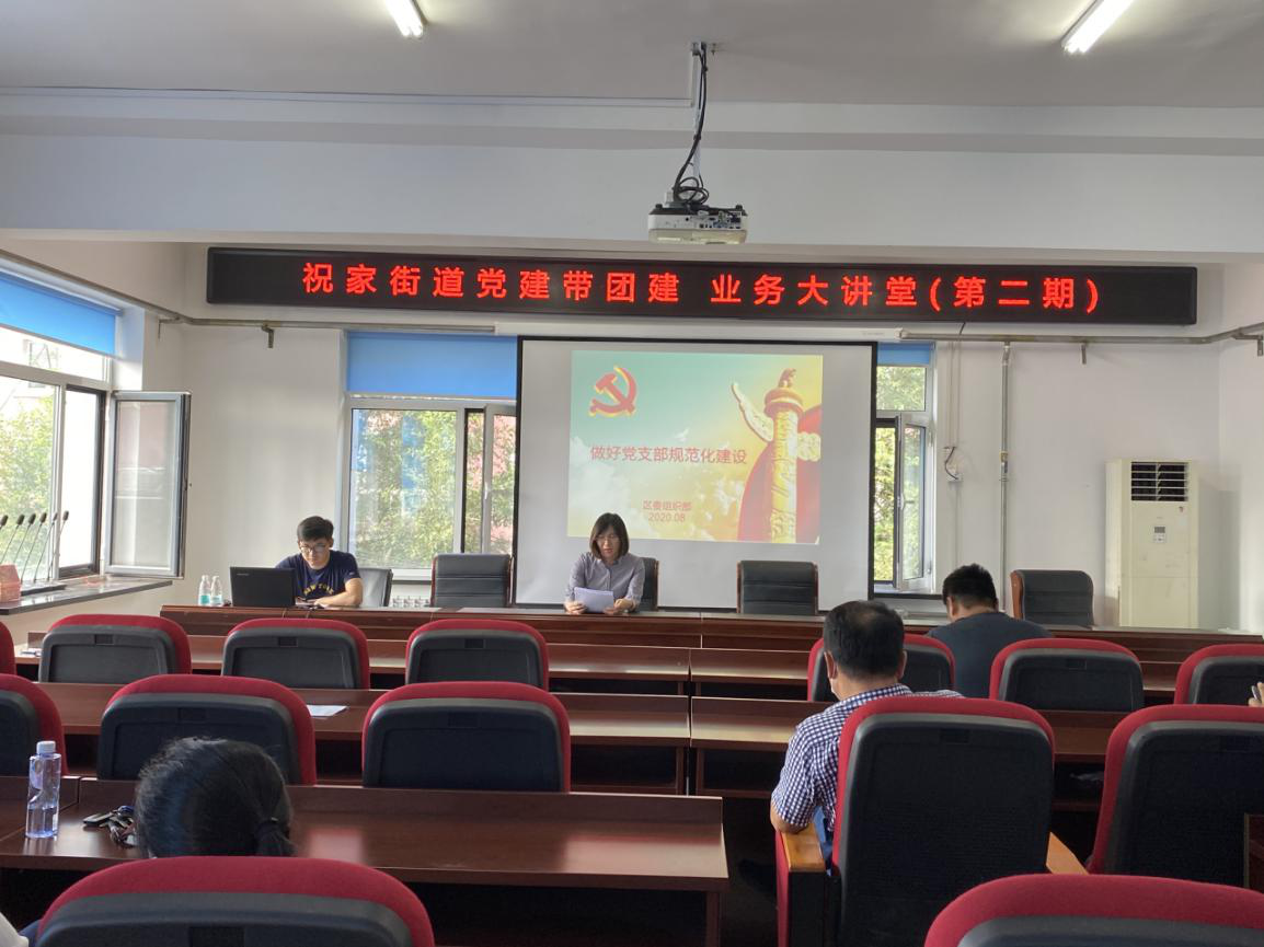 祝家街道:夯实基层党建基础 提升支部规范化建设水平