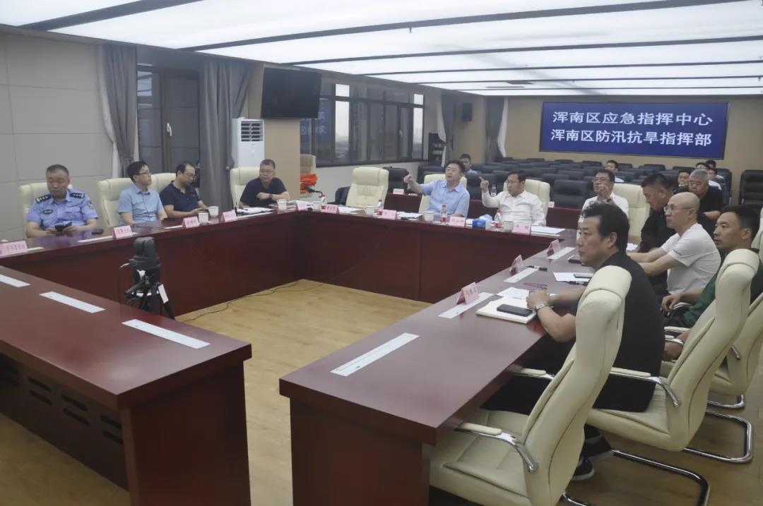 区委区政府主要领导视察全区防汛工作