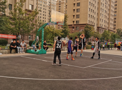 文明实践丨桃源社区文明实践站举办“激情与汗水共舞 青春与梦想飞扬”篮球...