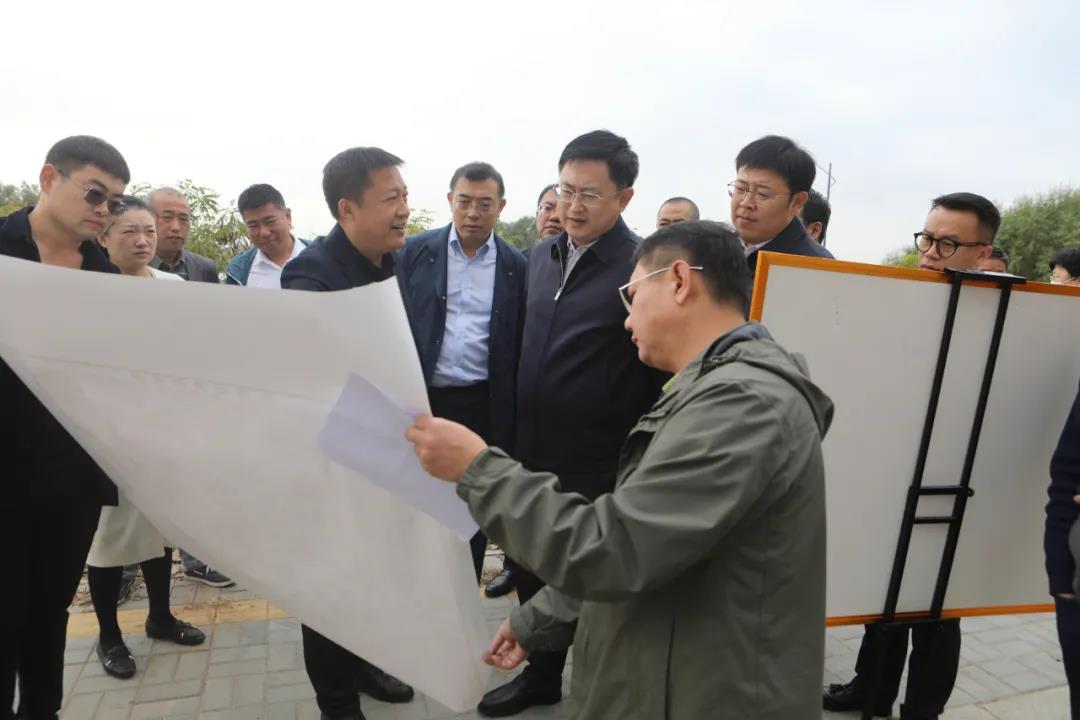 区委主要领导到满堂、高坎街道调研