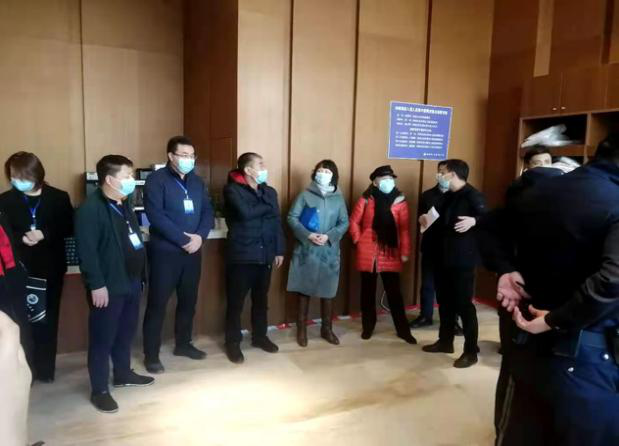 市、区督导组检查区和颐安置宾馆集中隔离防控工作