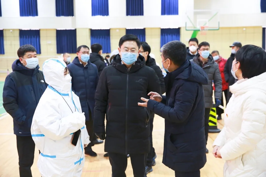 单义到桃仙和浑河站东街道检查第二轮全员核酸检测工作