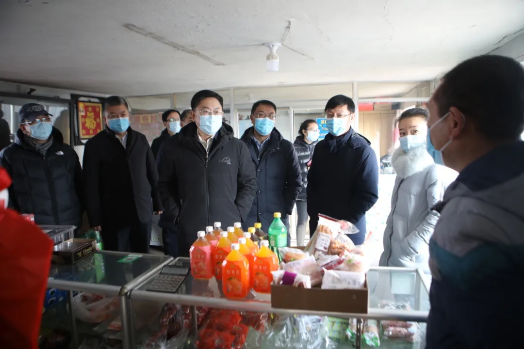 全区副区级以上领导对农村防疫工作落实情况进行督导检查