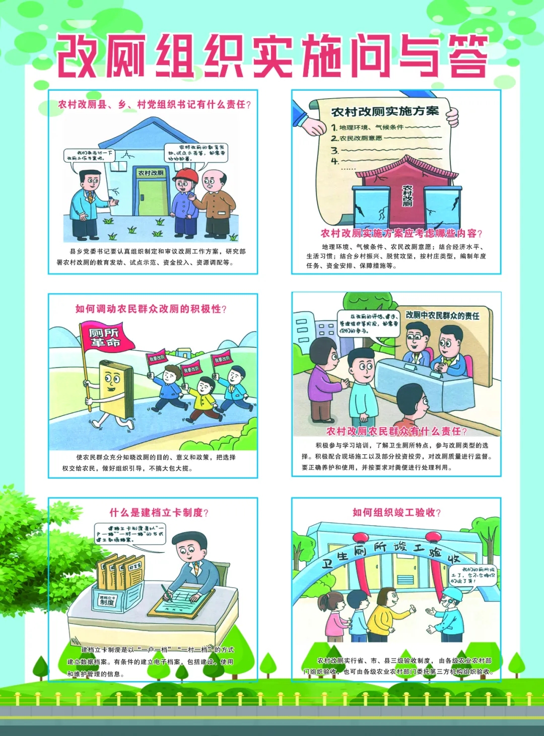 农村改厕丨改厕组织实施问与答