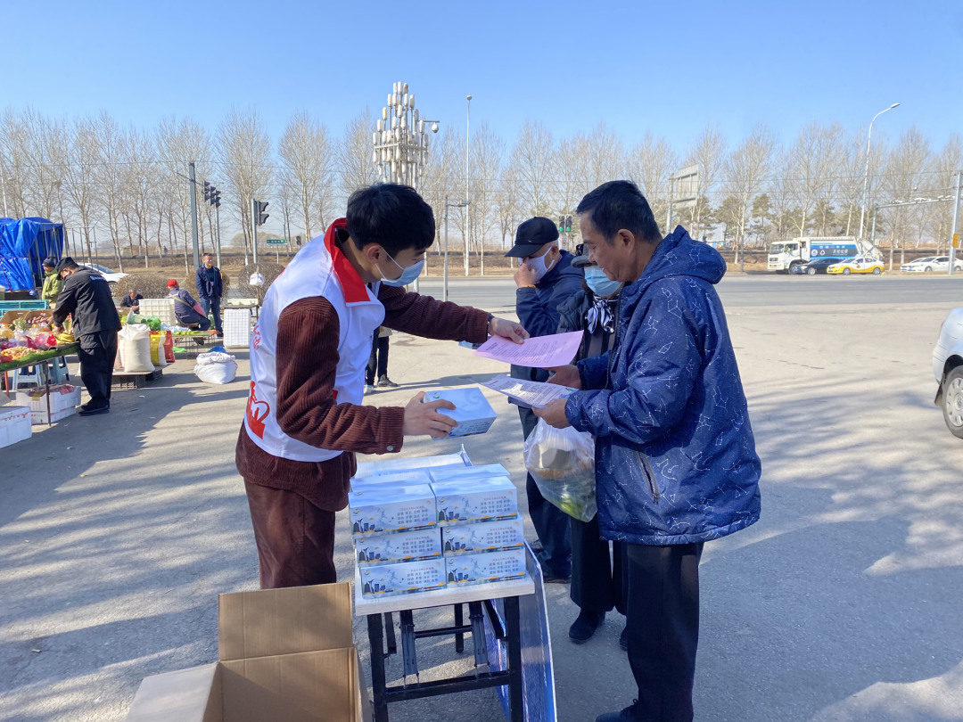 美地社区新时代文明实践站开展文明祭祀宣传活动