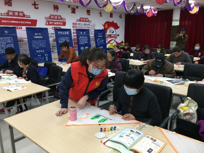 桃源社区新时代文明实践站开展倡导绿色清明文明祭祀主题活动