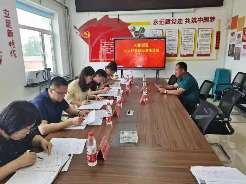 祝家街道召开壮大村级集体经济座谈会