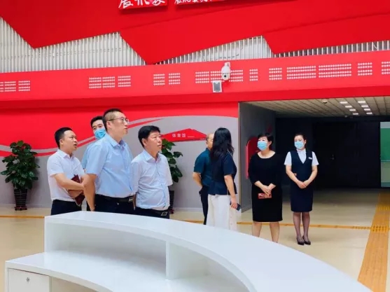 于洪区委宣传部到我区新时代文明实践中心参观调研