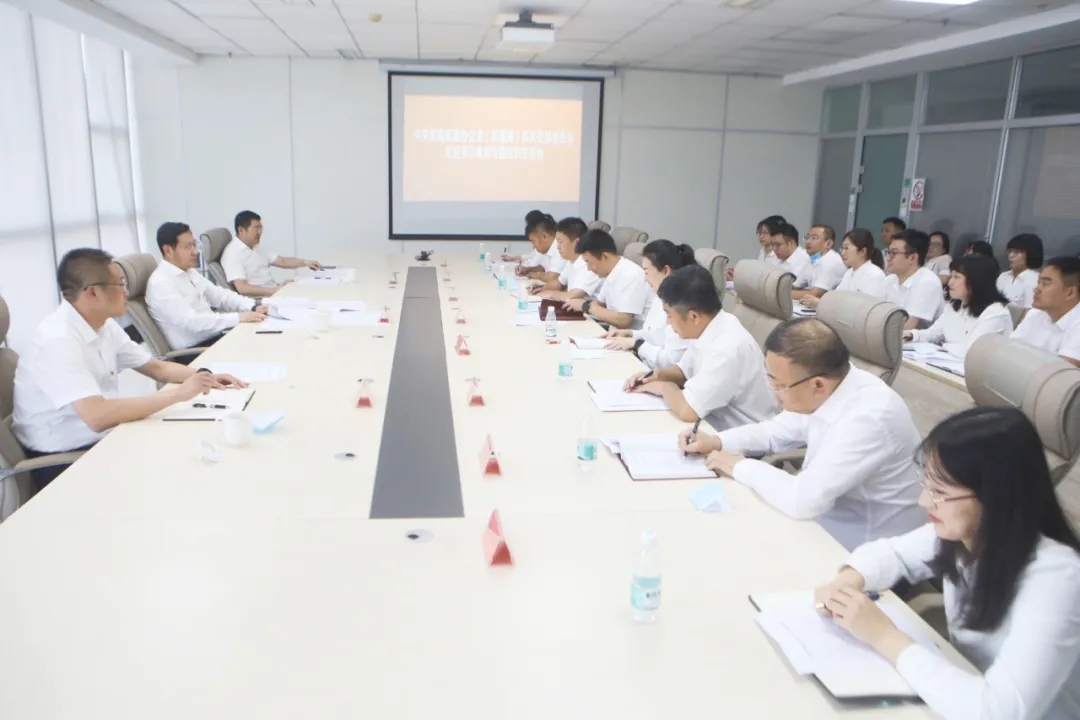 区委书记闫占峰参加所在党支部党史学习教育专题组织生活会