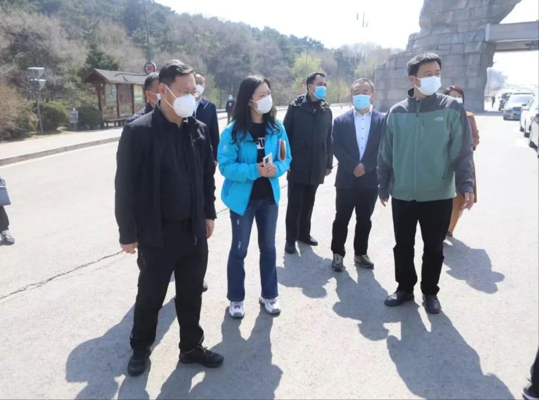 区委区政府主要领导到棋盘山调研