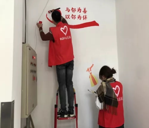 桃仙街道：楼道文化助力“两邻” 冬日饺子温暖社区