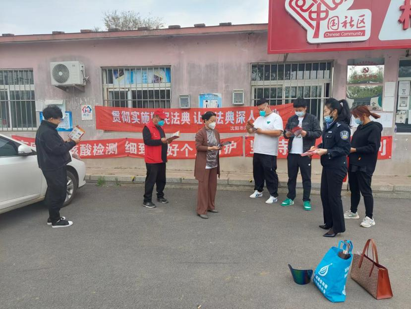 浑南区司法局开展民法典进农村宣传活动