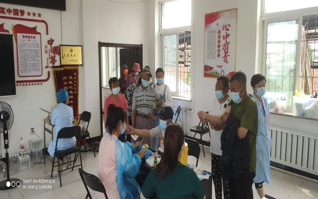 王滨街道卫生院为65岁以上老年人免费体检