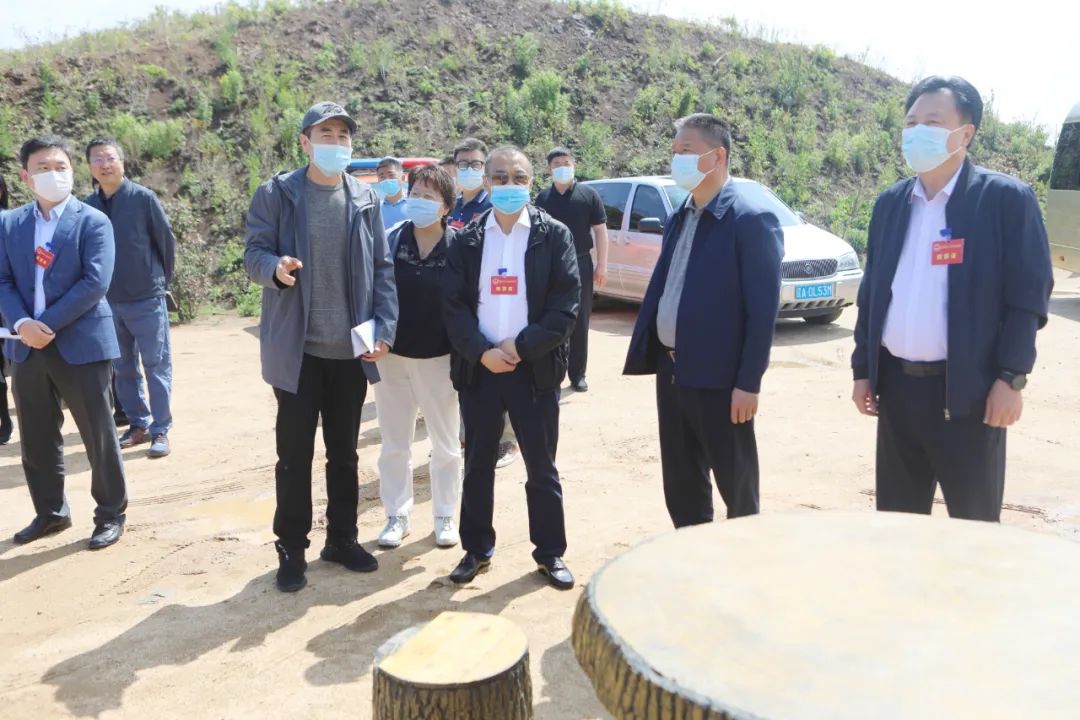 区人大常委会视察棋盘山国家级旅游度假区建设及重点生态修复项目建设情况