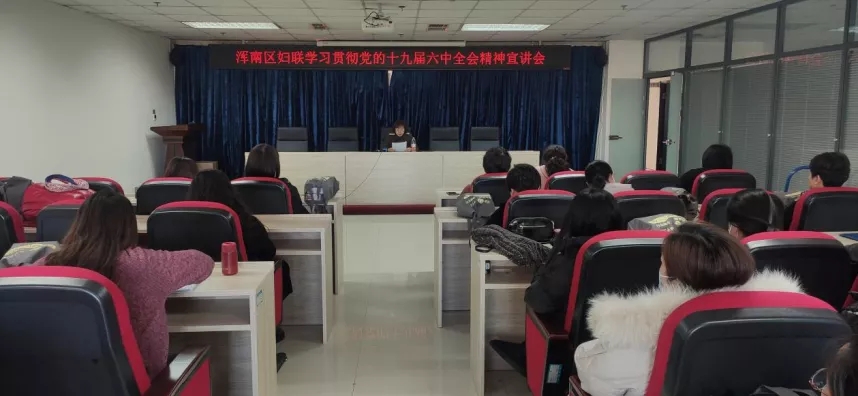 区妇联召开学习贯彻党的十九届六中全会精神宣讲会