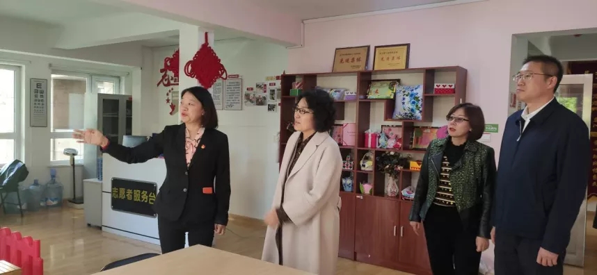 市妇联主席袁柳到我区进行工作调研