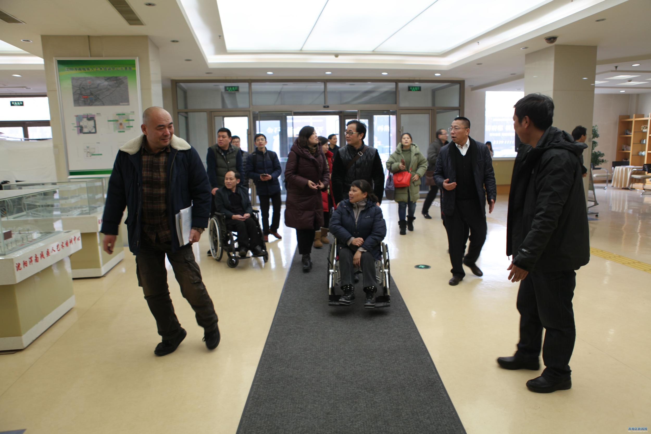 南京市残联副理事长谢净莅临我区参观调研