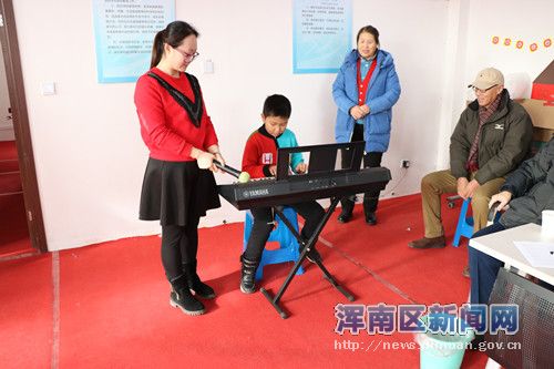 库榆社区丰富青少年寒假生活