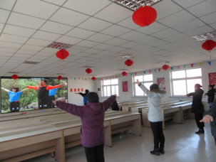 桃仙社区开展三八妇女节文体活动