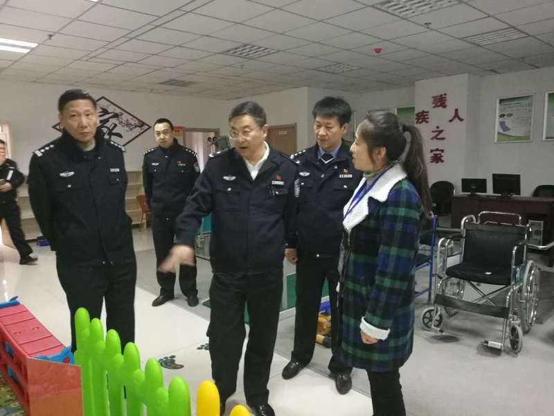 浑南区公安局长董斌同志到社区对接缔造工作