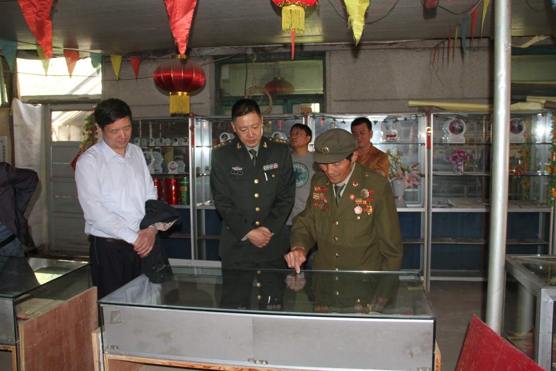 区武装部领导走访慰问抗美援朝老兵