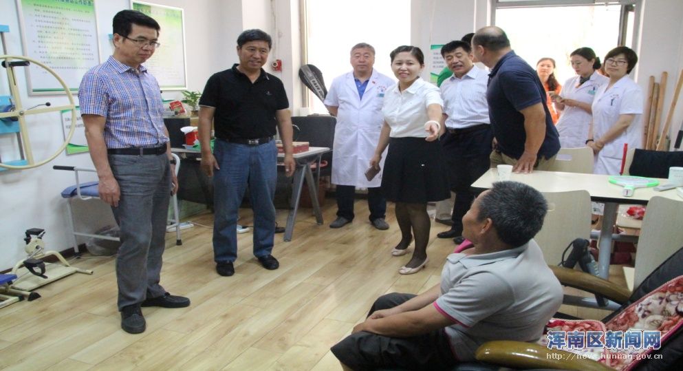 市区残联领导莅临世纪新城社区检查指导残疾人康复医疗服务工作