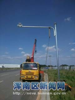 区建设局顺利完成爆闪灯工程