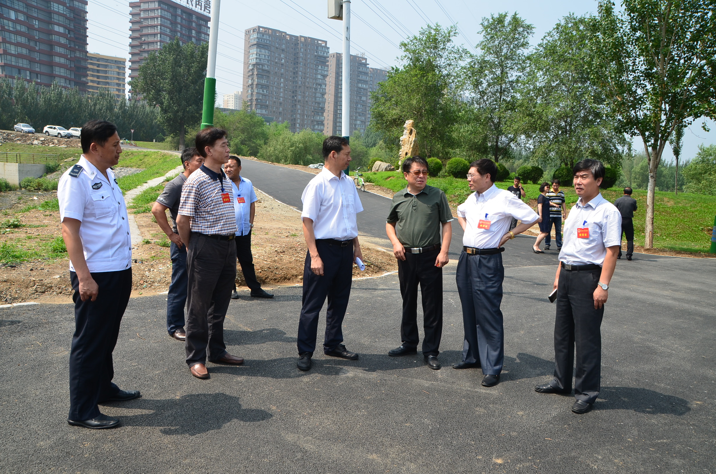 浑南区人大领导视察指导防汛工作