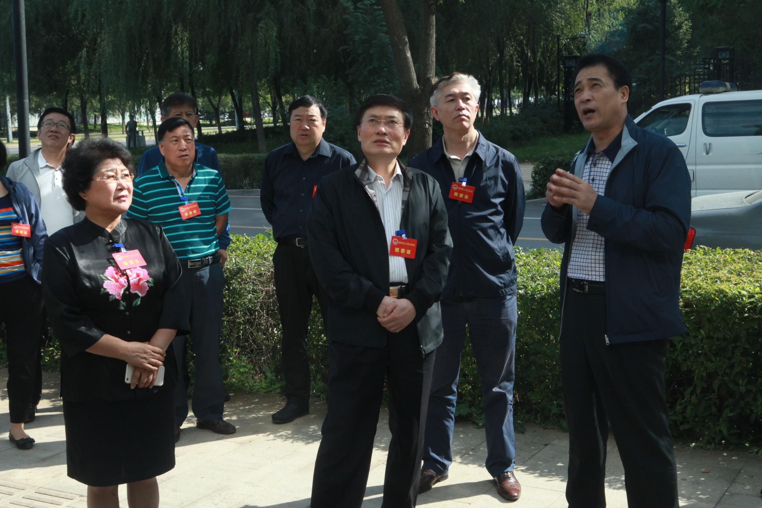 区人大常委会主任白风华视察我区医疗卫生工作