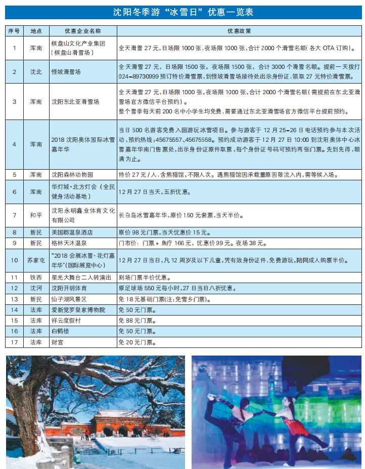 冰雪日来了 呼朋唤友优惠游景区吧！