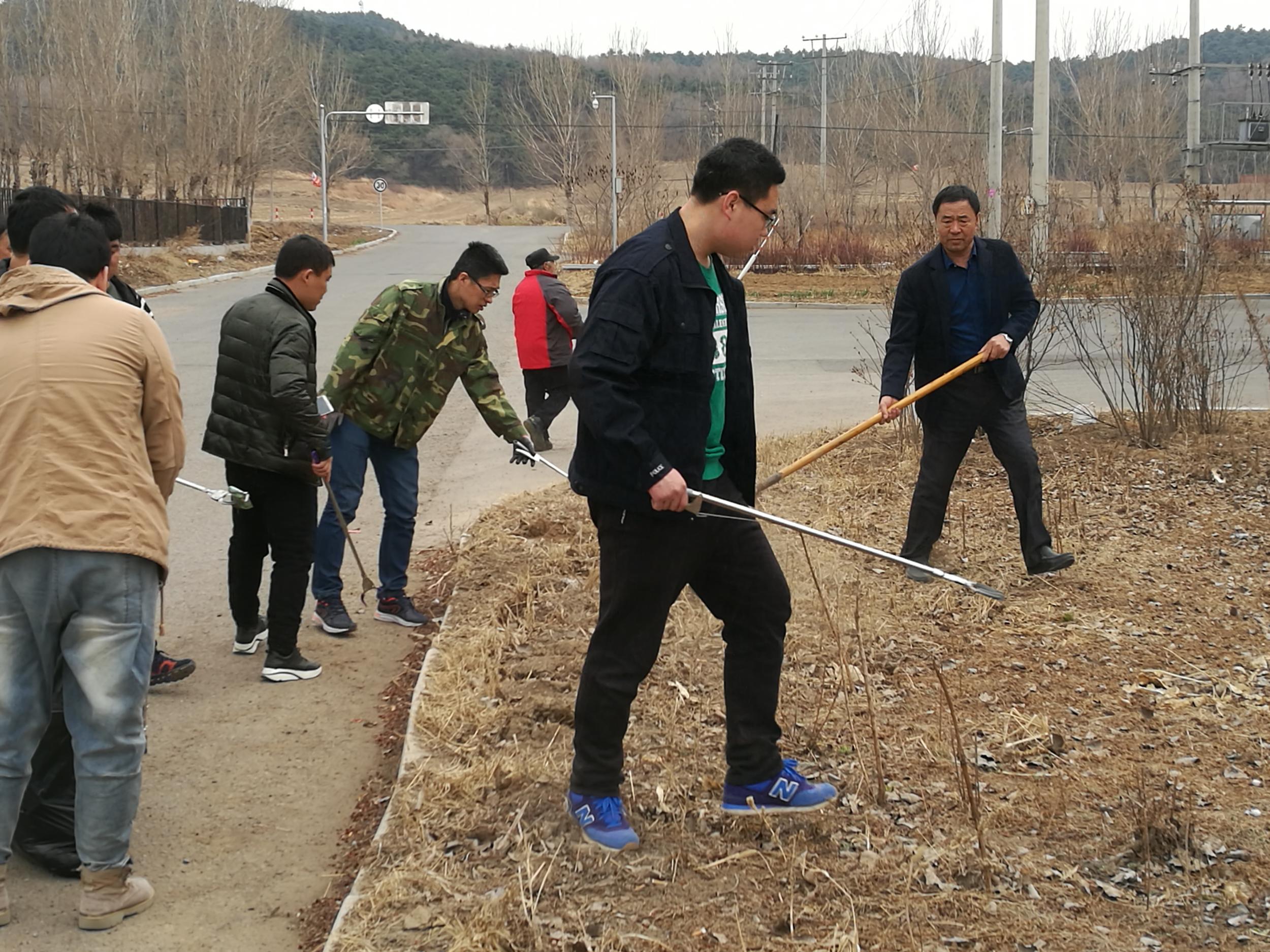 望滨街道团组织积极参加党员奉献日活动助力创城工作