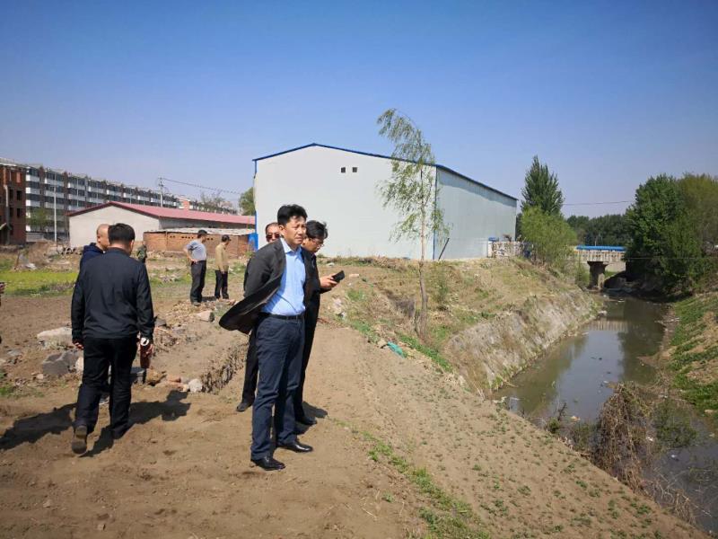 浑南区区长、总河长李军总河长巡查白支排干