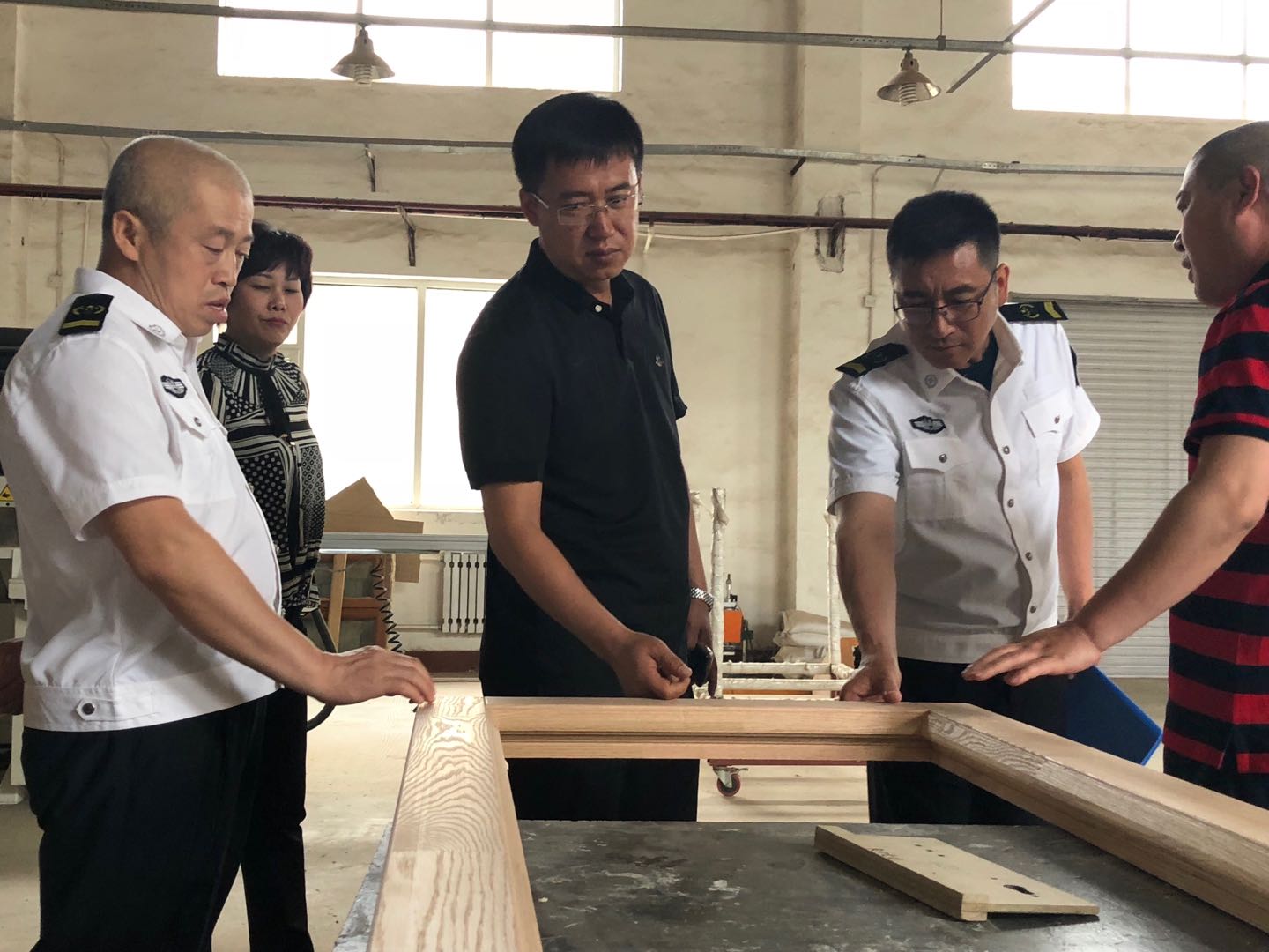 五三街道领导督查安全生产工作