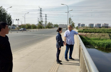 领导实地巡查助推河长制工作落地生根