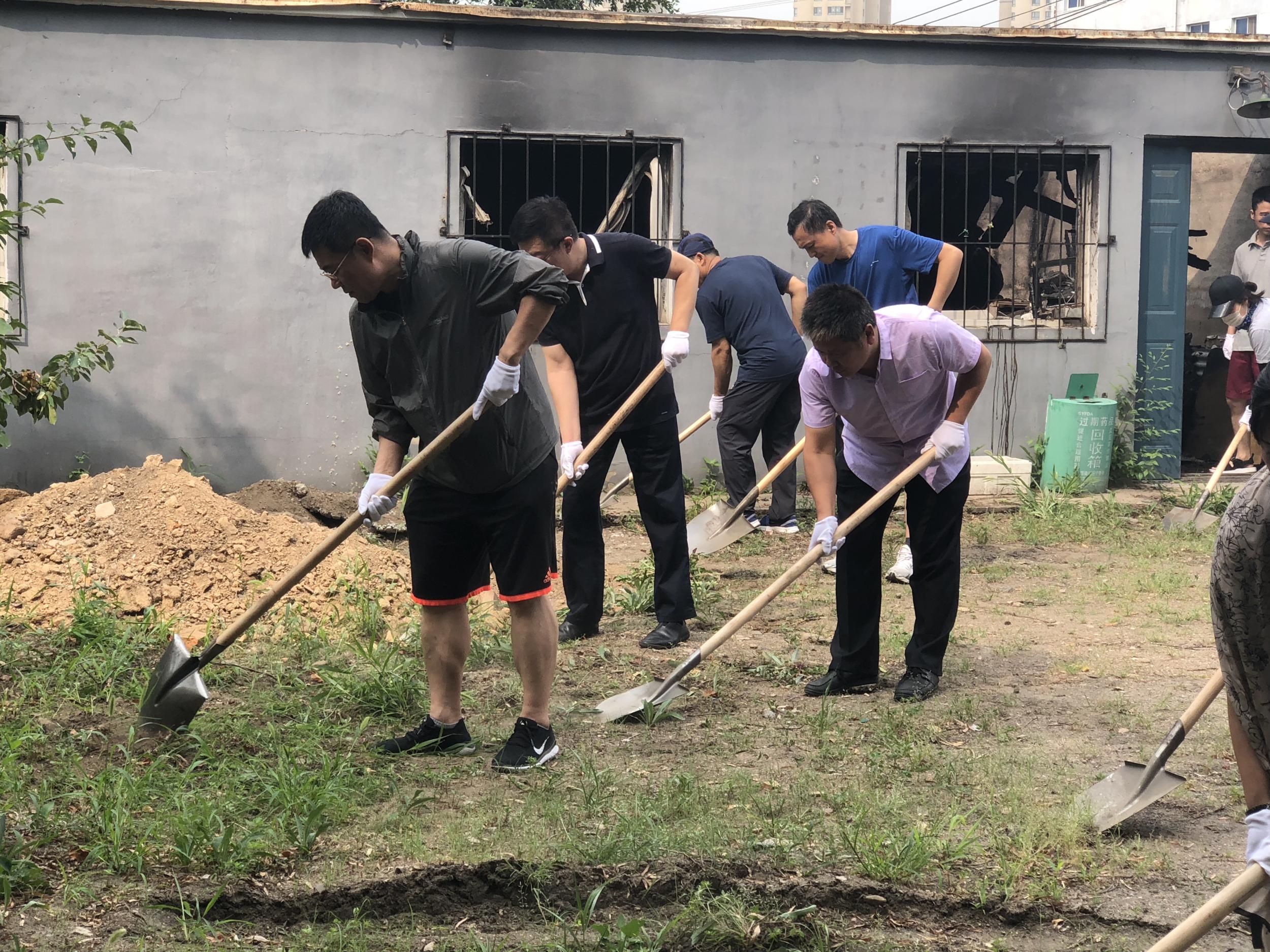 新园开展“机关党员勇担当助力城中村创城”主题志愿服务活动
