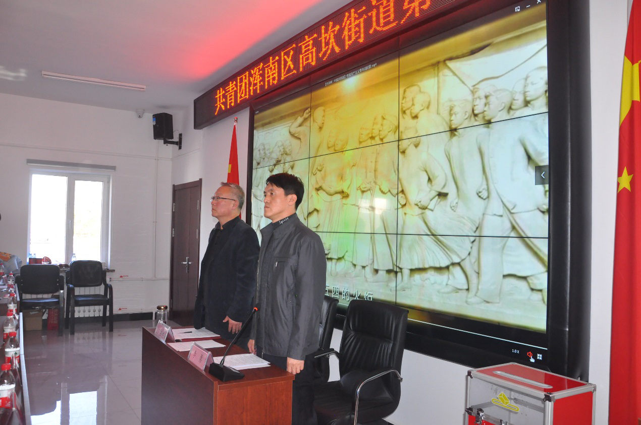 共青团沈阳市浑南区高坎街道第一次代表大会胜利召开