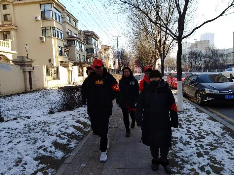 东北大学第二批志愿服务团队走进浦江社区开展创建文明城宣传活动