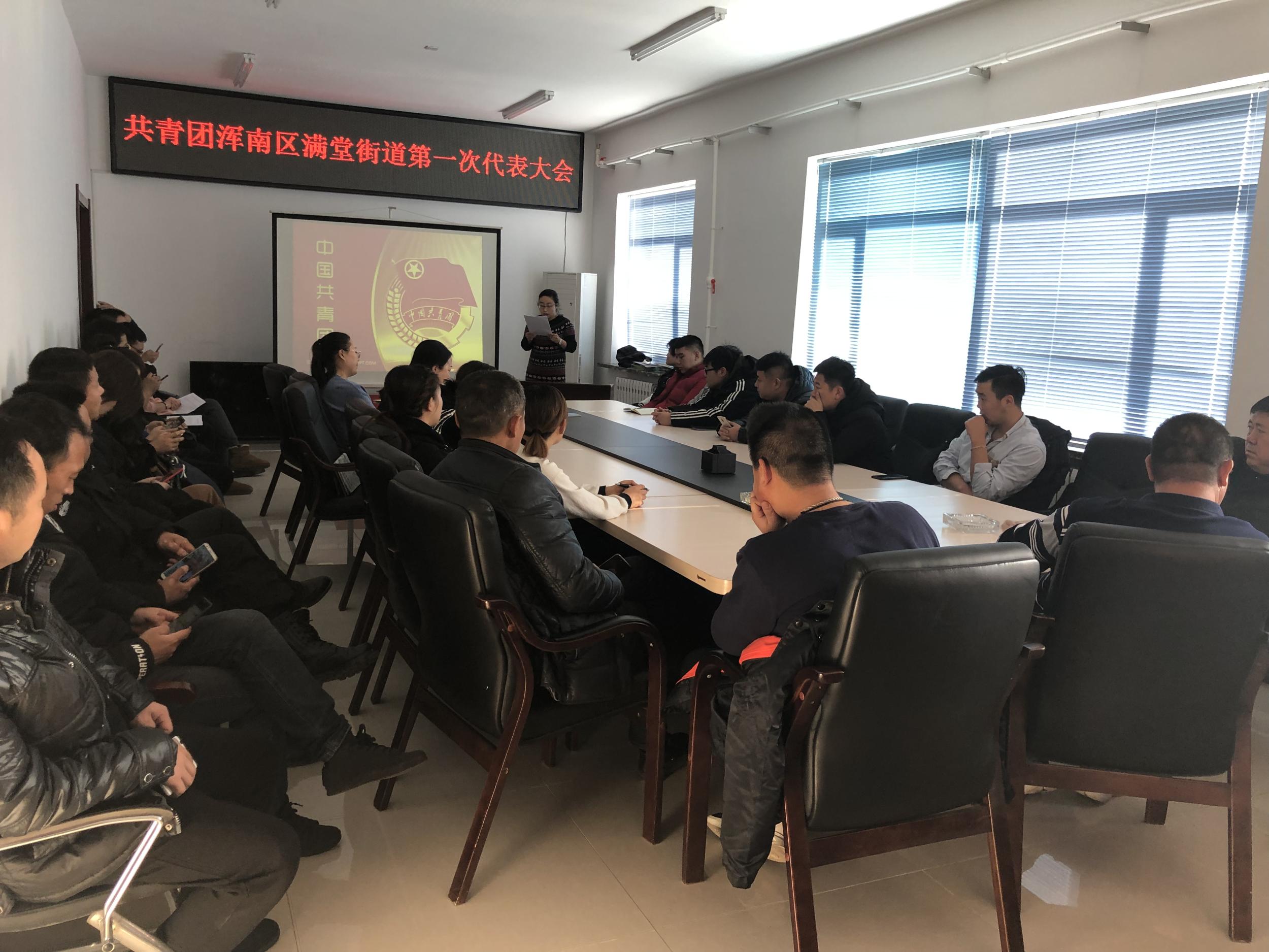 共青团沈阳市浑南区满堂街道第一次代表大会胜利召开