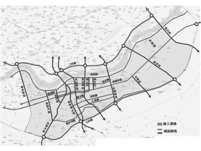 浑南大道快速路隧道施工 部分交通组织调整
