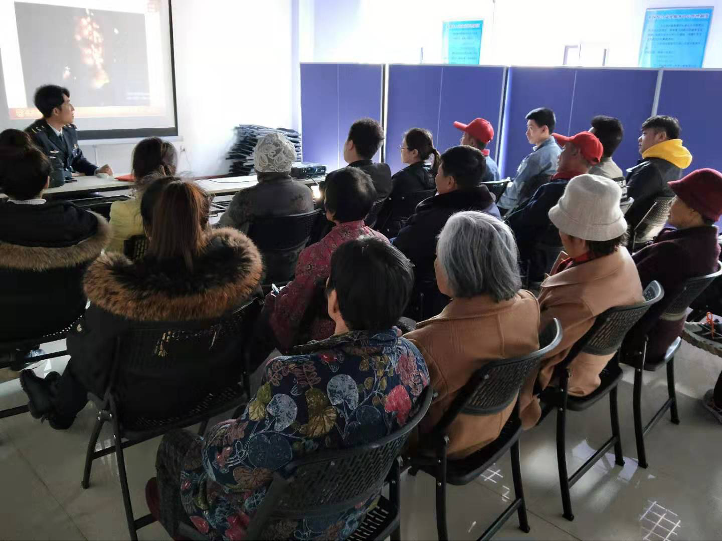 文溯社区春季消防安全知识讲座