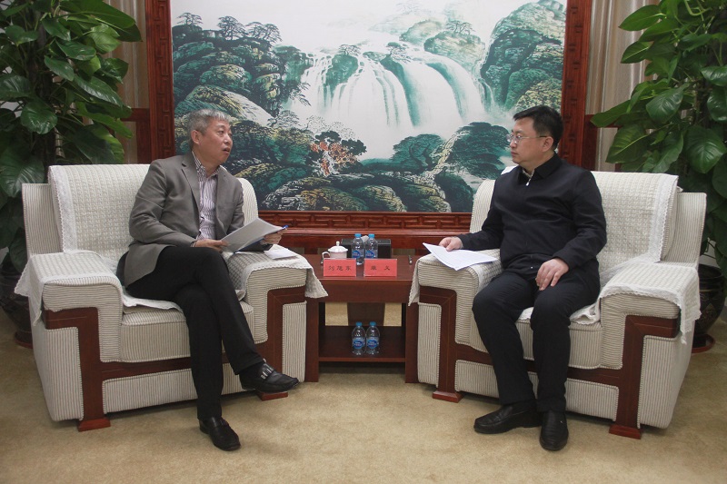 浑南区委书记单义会见沈阳同联集团党委书记刘旭东